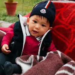 Boys Red Cotton Piqué Polo Top