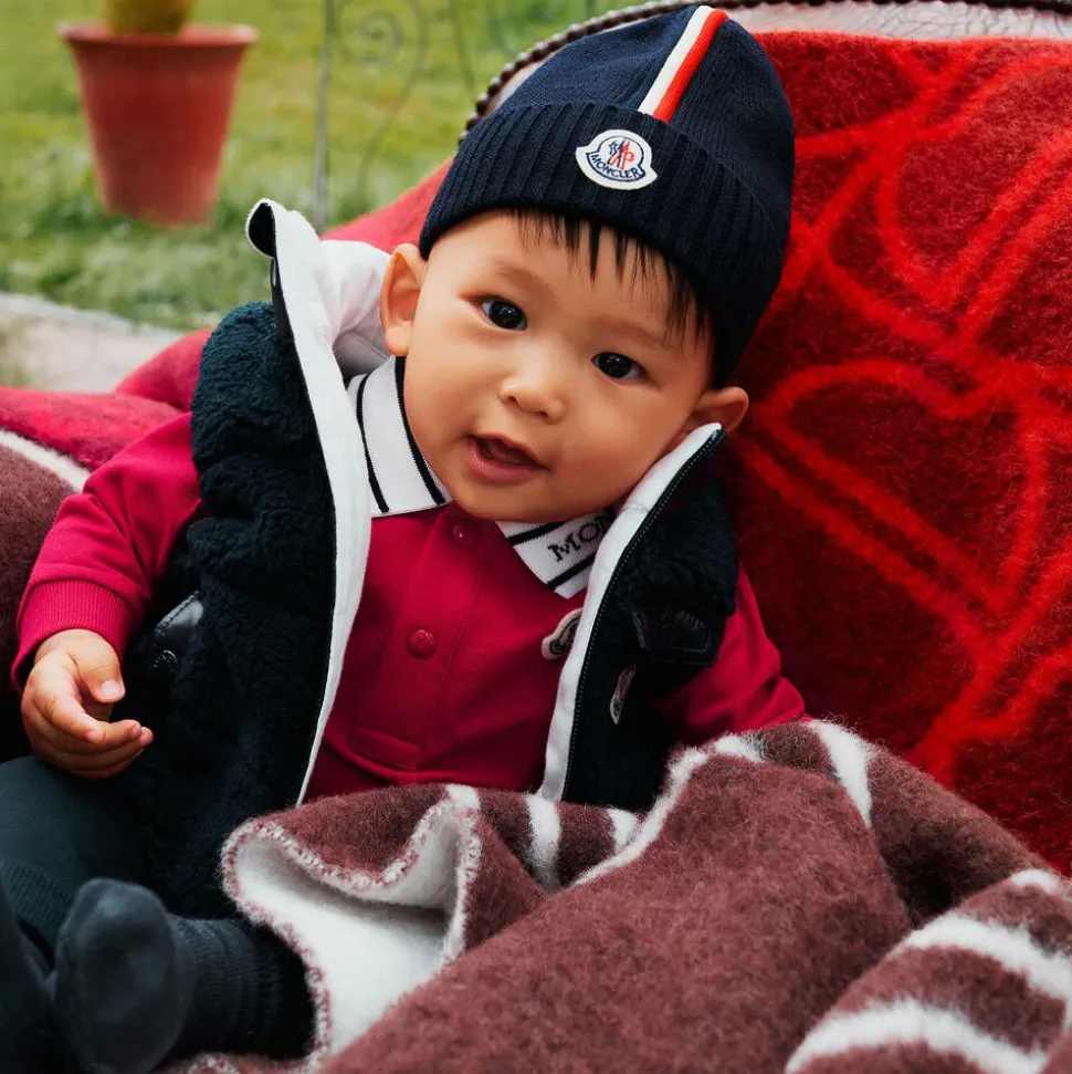 Boys Red Cotton Piqué Polo Top