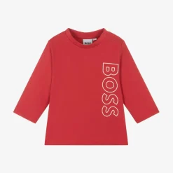 Boys Red Cotton Top