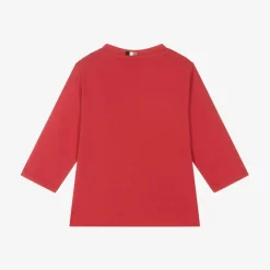 Boys Red Cotton Top