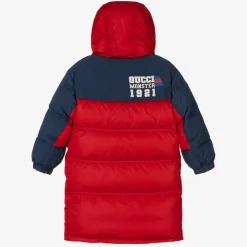 Boys Red Down Puffer Coat