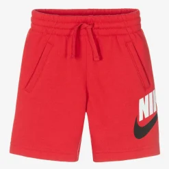 Boys Red Jersey Shorts