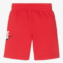Boys Red Jersey Shorts