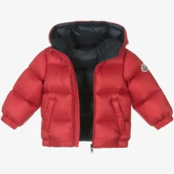 Boys Red New Macaire Down Padded Jacket