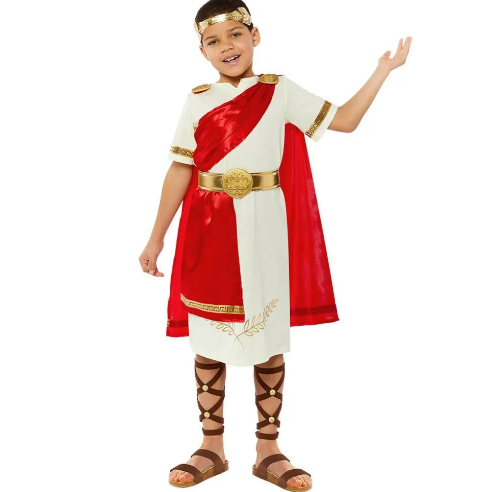 Boys Roman Emperor Deluxe Costume