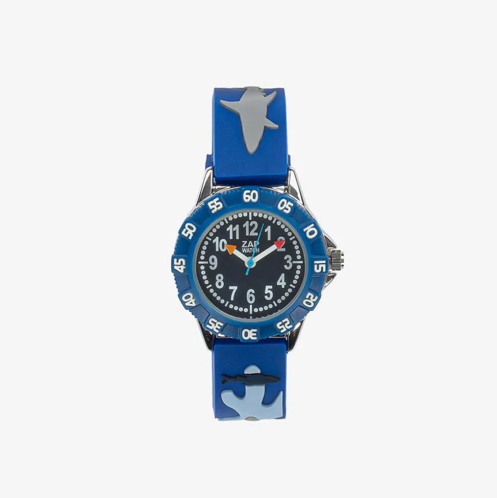 Boys Royal Blue Shark Watch