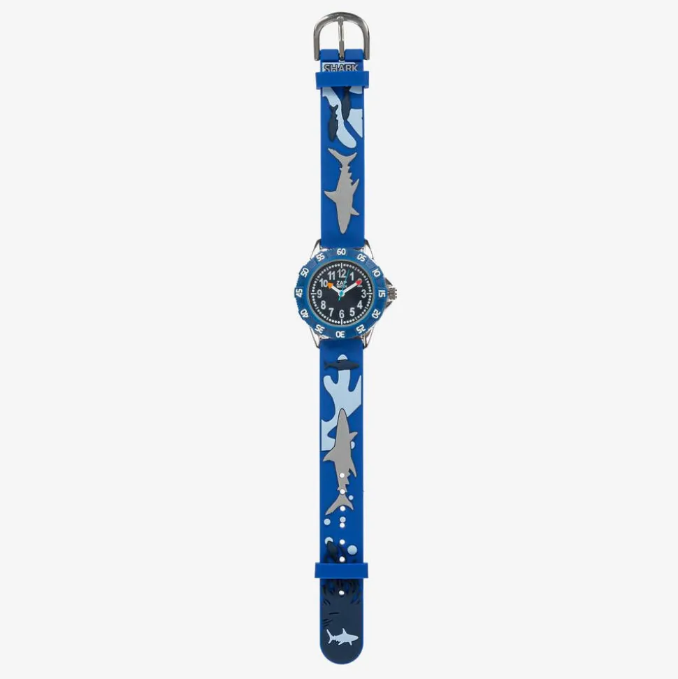 Boys Royal Blue Shark Watch