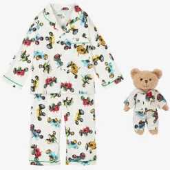 Boys Tractor Pyjamas & Teddy Bear Gift Hamper