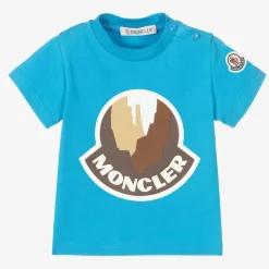 Boys Turquoise Blue Cotton T-Shirt