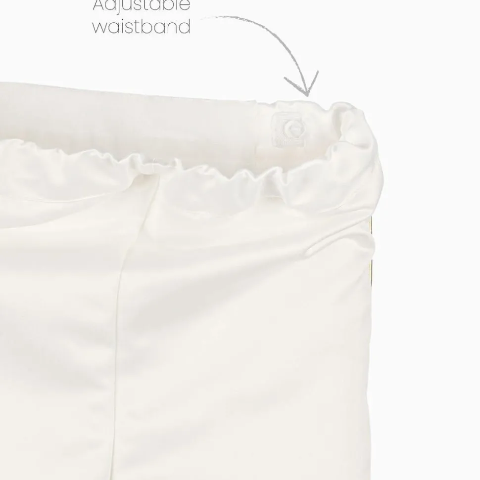 Boys White & Gold Military Suit