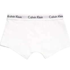 Boys White & Grey Cotton Boxer Briefs (Pack of 2)