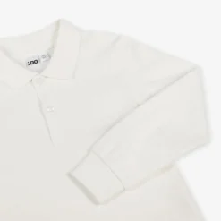 Boys White Cotton Rugby Shirt