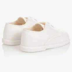 Boys White First Walker Shoes