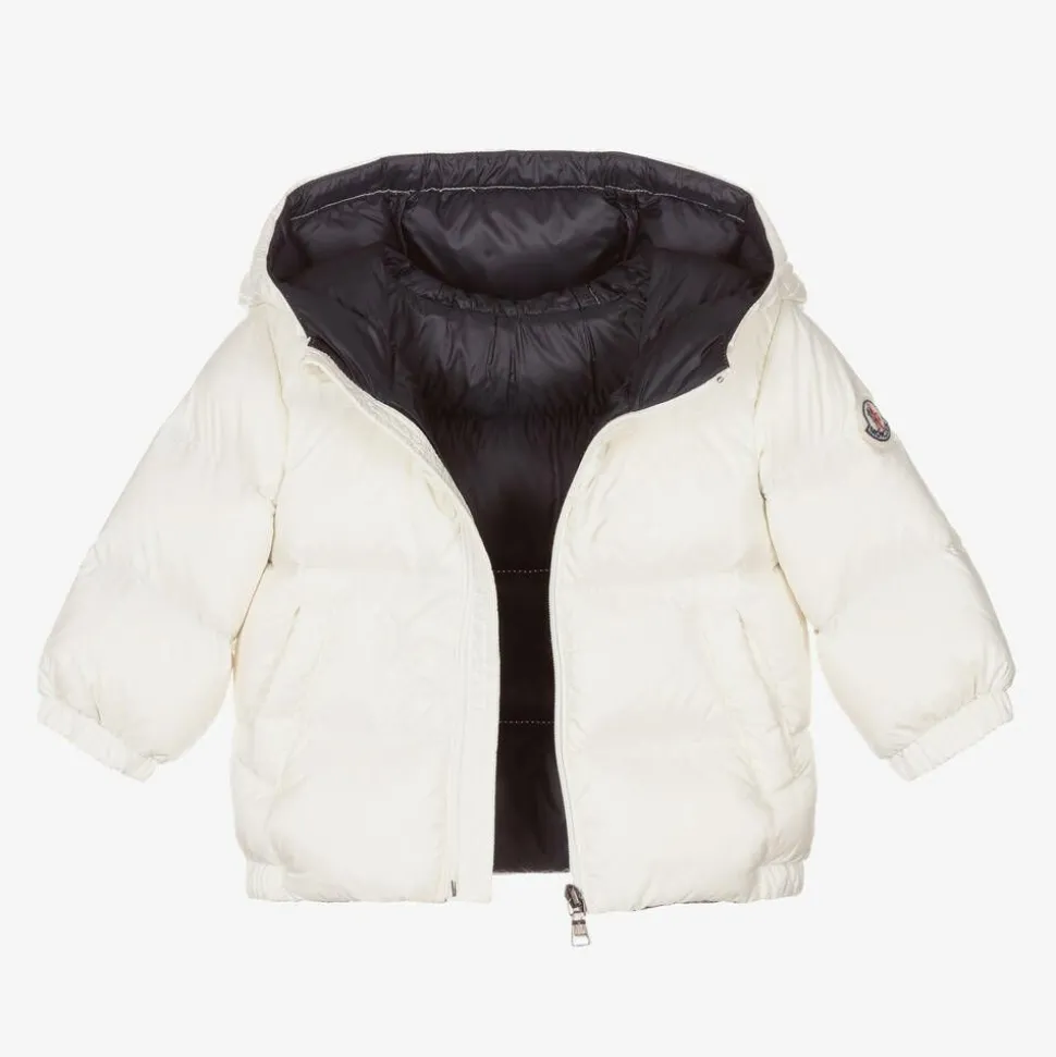 Boys White New Macaire Down Padded Jacket