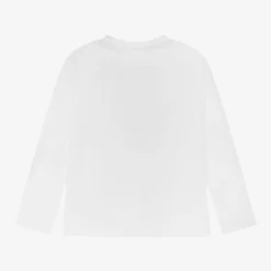 Boys White Organic Cotton Top