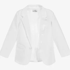 Boys White Tuxedo Suit
