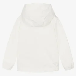 Boys White Windcheater Jacket