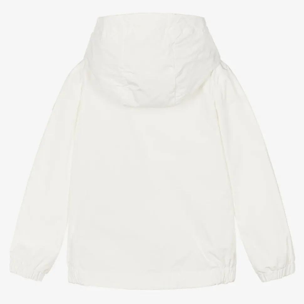 Boys White Windcheater Jacket