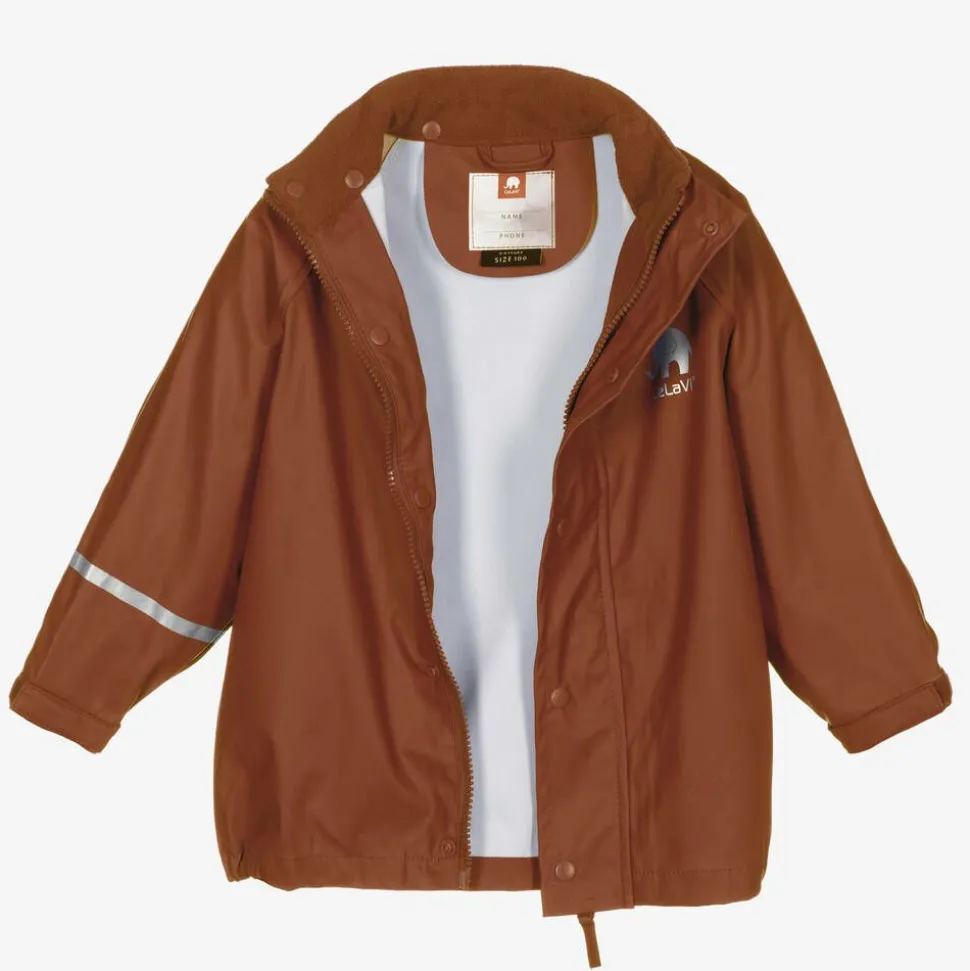 Brown 2 Piece Rainsuit