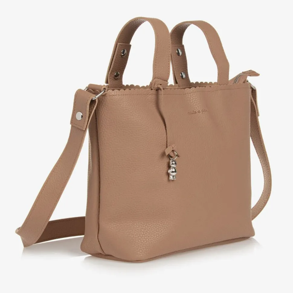 Brown Faux Leather Baby Organiser Bag (30cm)