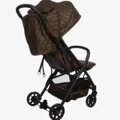 Brown FF Logo Stroller
