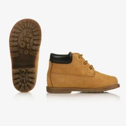 Brown Leather Ankle Boots