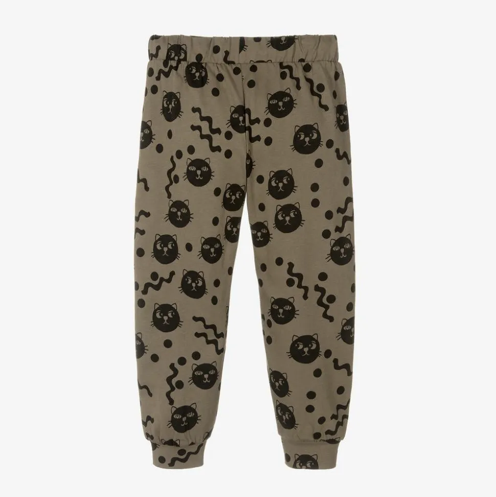 Brown Organic Cotton Cats Joggers