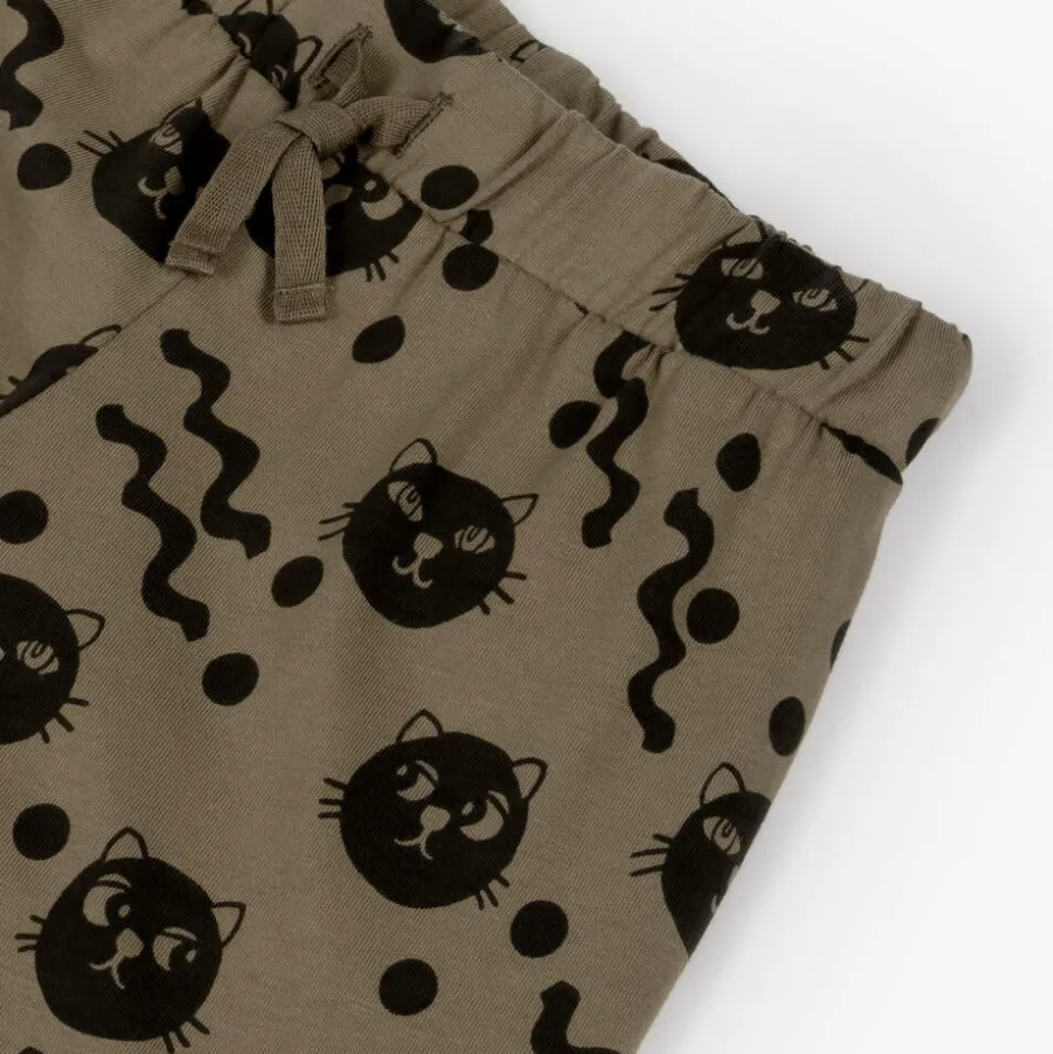 Brown Organic Cotton Cats Joggers