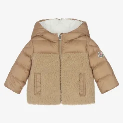 Brown Teddy Fleece Amin Hooded Coat