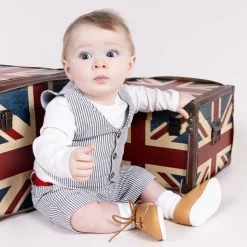 Dark Beige First Walker Shoes