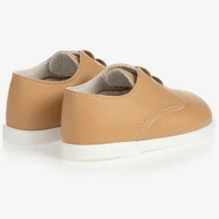 Dark Beige First Walker Shoes