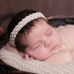 Diamanté & Pearl Bead Headband