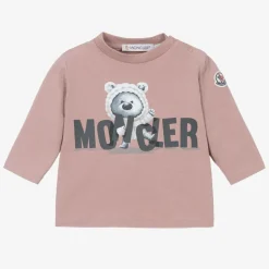 Dusky Pink Cotton Bear Top