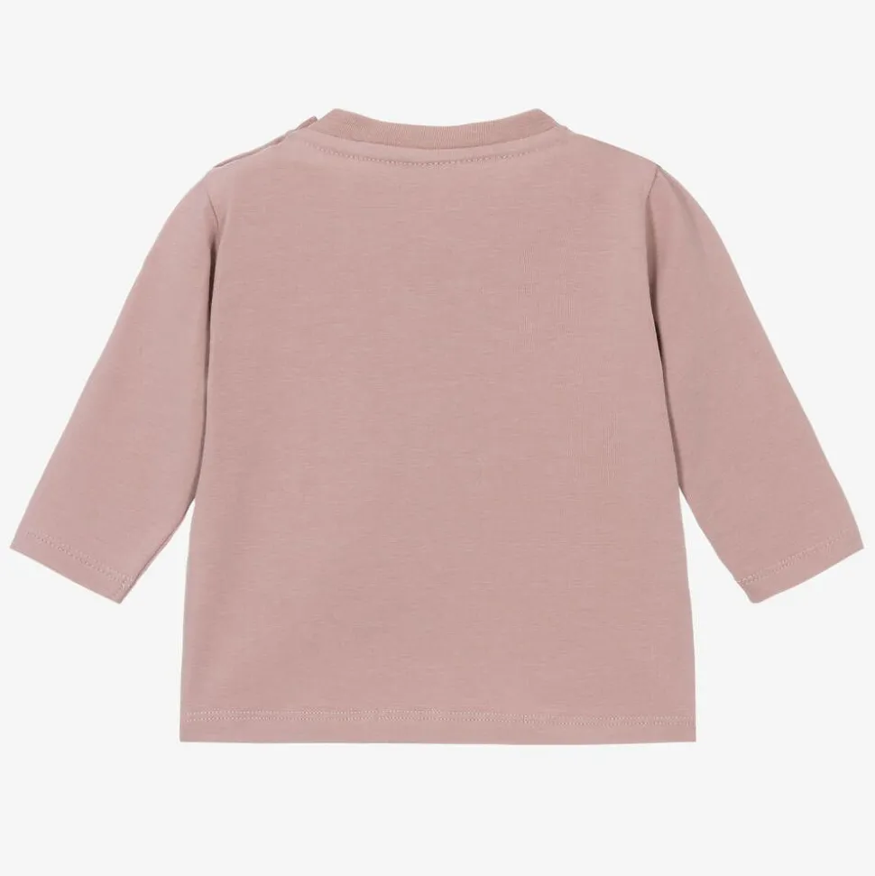 Dusky Pink Cotton Bear Top