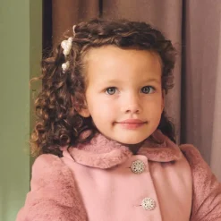 Dusky Pink Hair Clips (3 Pack)