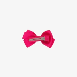 Fuchsia Pink Bow Hair Clip (7cm)