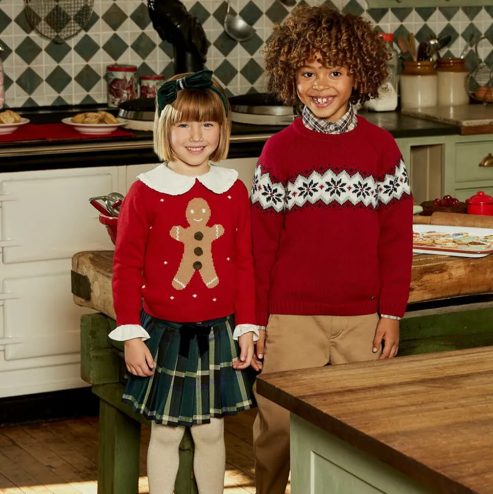 Girls Beige & Gold Cotton Tights