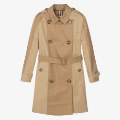 Girls Beige Anais Trench Coat