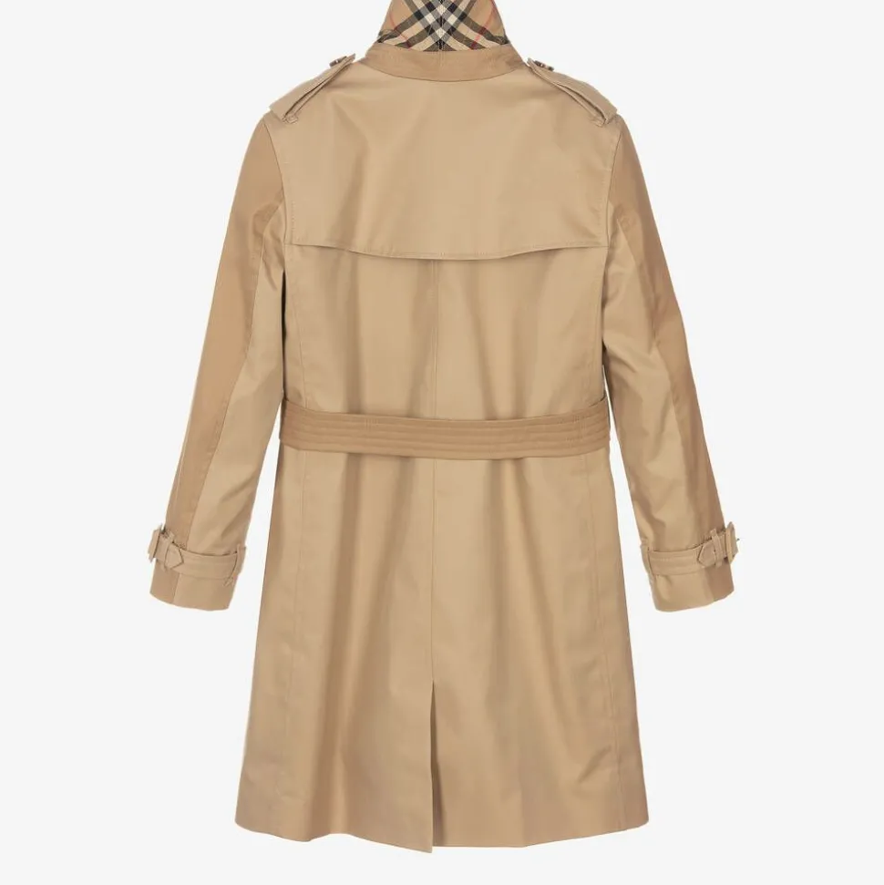 Girls Beige Anais Trench Coat