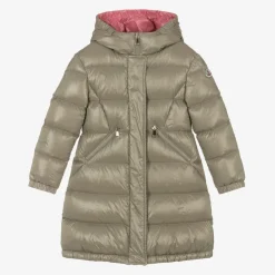 Girls Beige Bellevue Down Puffer Coat