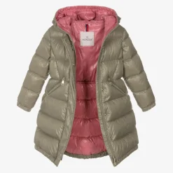 Girls Beige Bellevue Down Puffer Coat