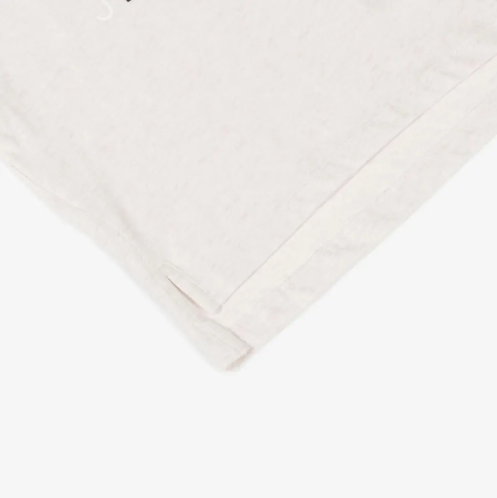 Girls Beige Cotton T-Shirt