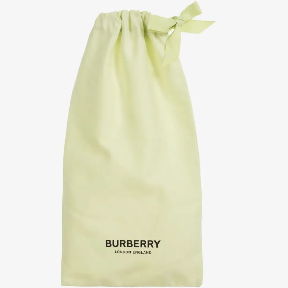 Girls Beige Leather Ballerinas