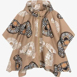 Girls Beige Thomas Bear Cape