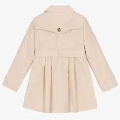 Girls Beige Trench Coat