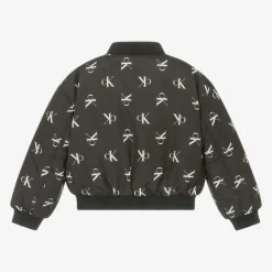 Girls Black & Ivory Fleece Reversible Jacket