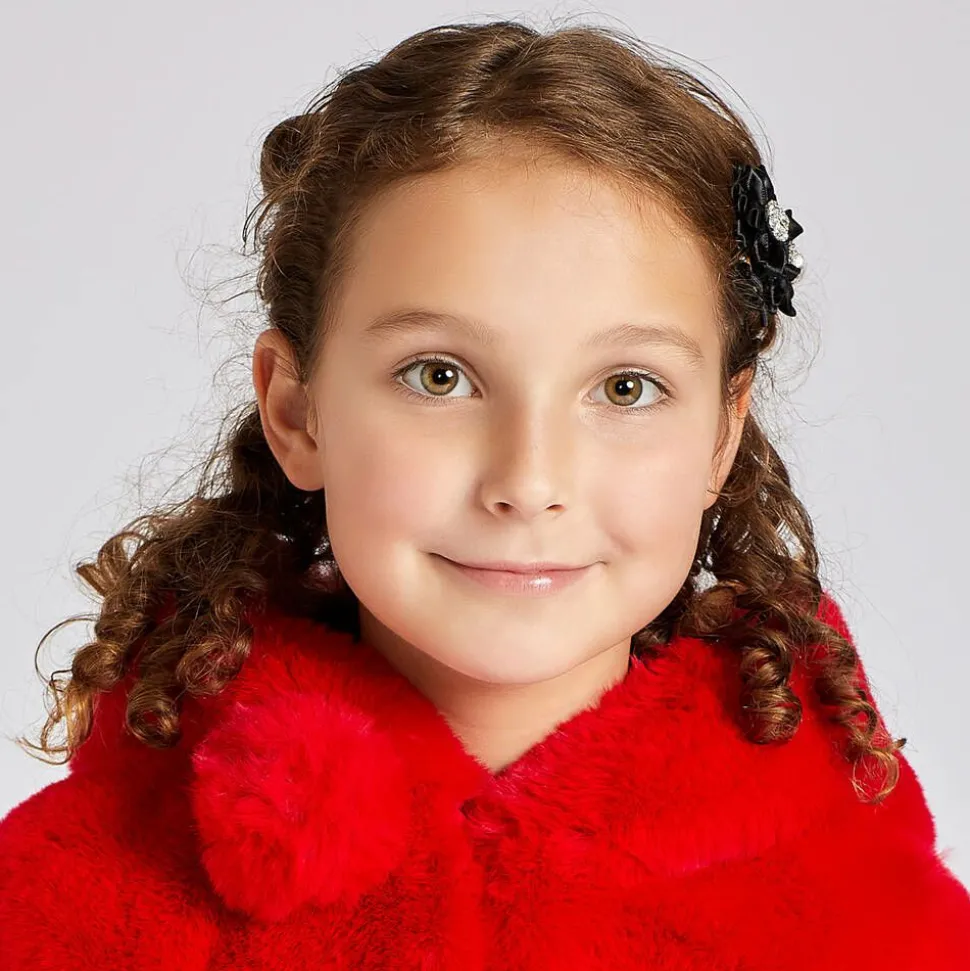 Girls Black Hair Clips (2 Pack)