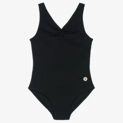 Girls Black Leotard Bodysuit