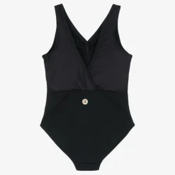 Girls Black Leotard Bodysuit