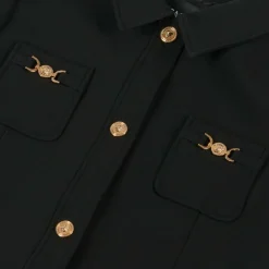 Girls Black Medusa Jacket